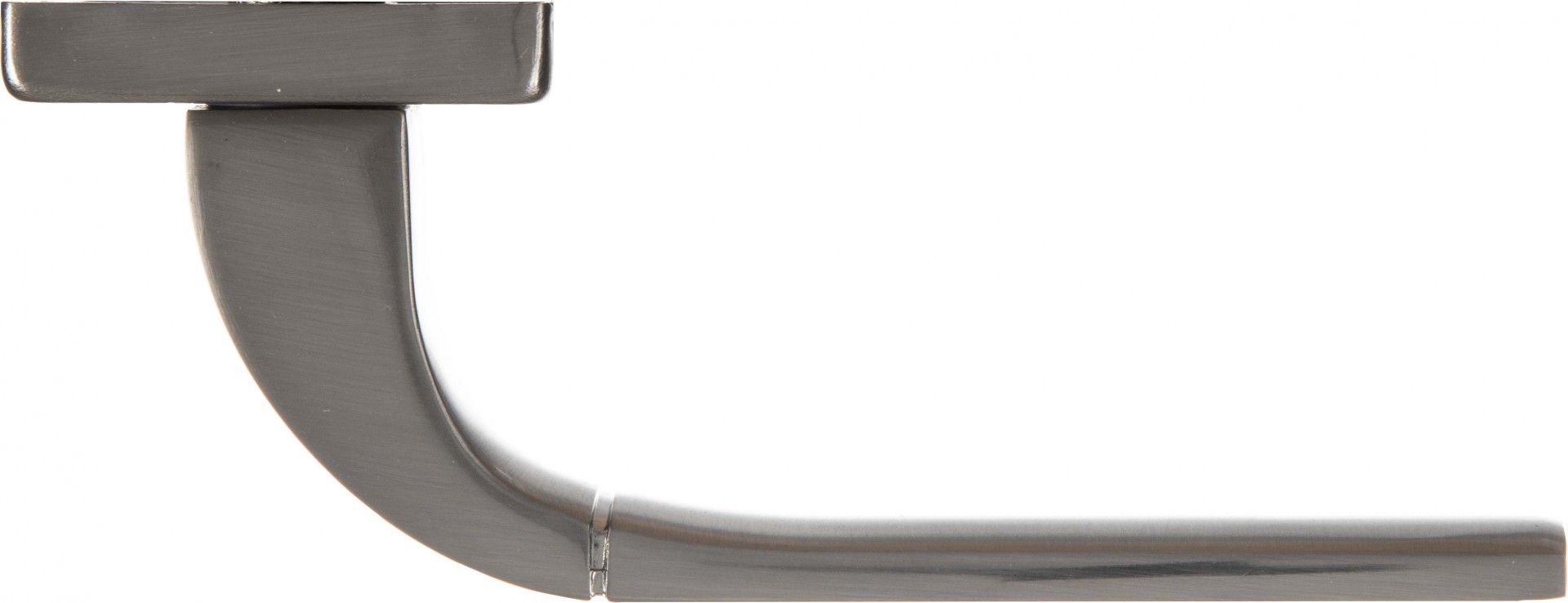 Puxador Porta 119 Roseta Alumínio Niquelado Escovado