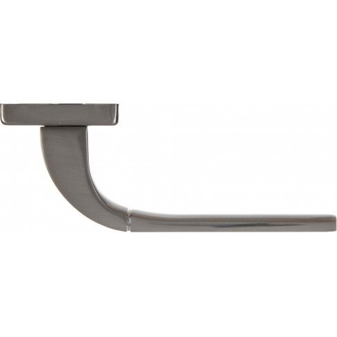 Puxador Porta 119 Roseta Alumínio Niquelado Escovado Puxador Porta 119 Roseta Alumínio Niquelado Escovado