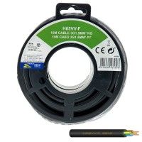 Cabo Ho5 Vv-F 3g1.5mm² Preto 10m Cabo Ho5 Vv-F 3g1.5mm² Preto 10m