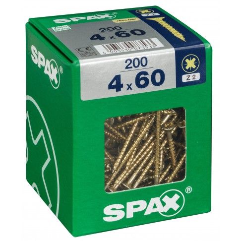 SPAX CP YELLOX 4x60mm XL SPAX CP YELLOX 4x60mm XL