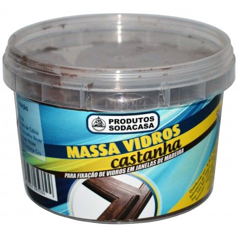 Massa Vidraceiro Castanho 1kg Massa Vidraceiro Castanho 1kg