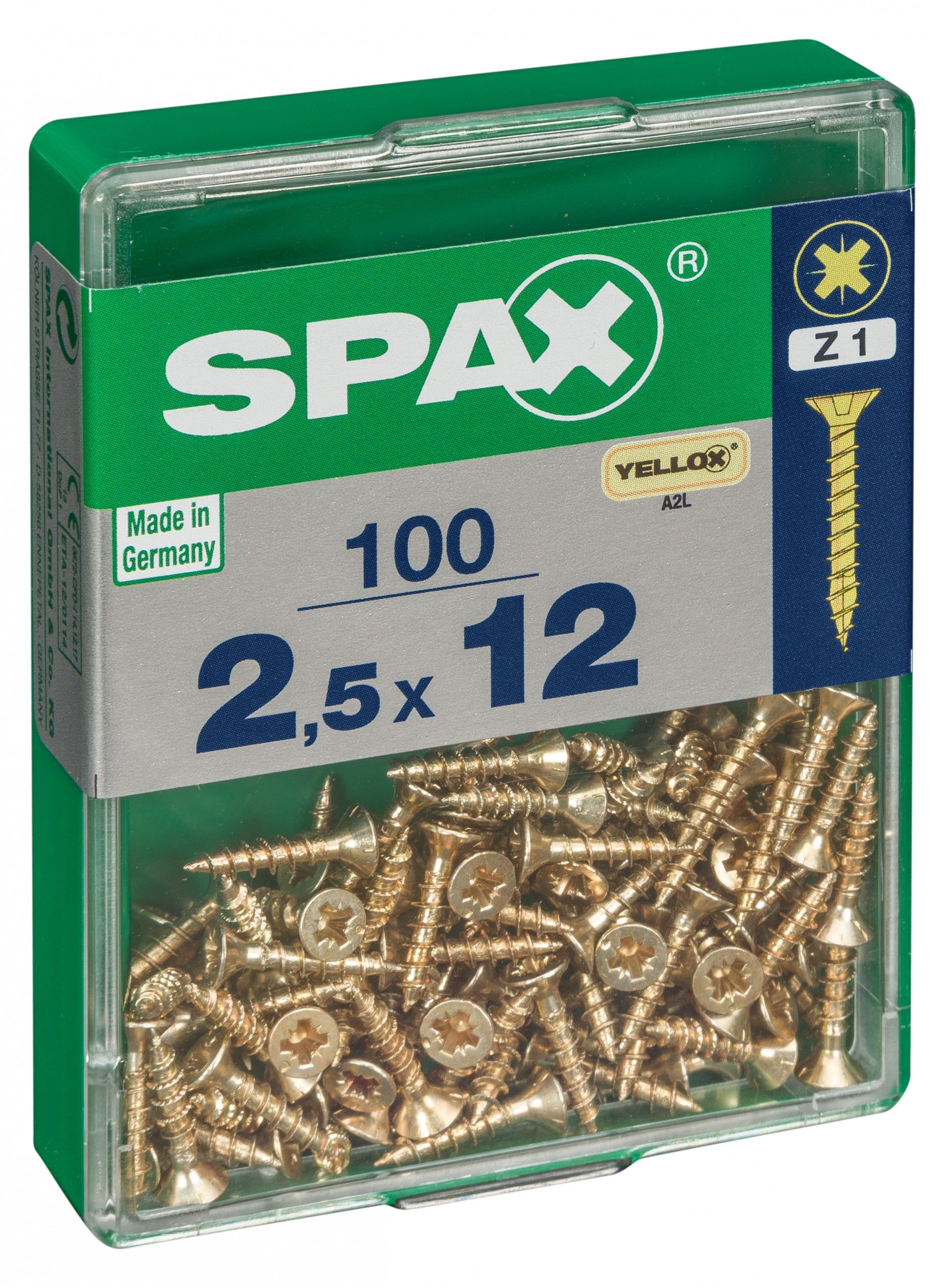 SPAX CP YELLOX 2,5x12mm M