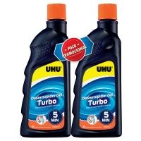 Desentupidor Turbo UHU Pack 2x500ml Desentupidor Turbo UHU Pack 2x500ml