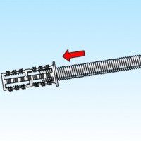 Bucha Rodforce 10 M6 p/ varão roscado Bucha Rodforce 10 M6 p/ varão roscado
