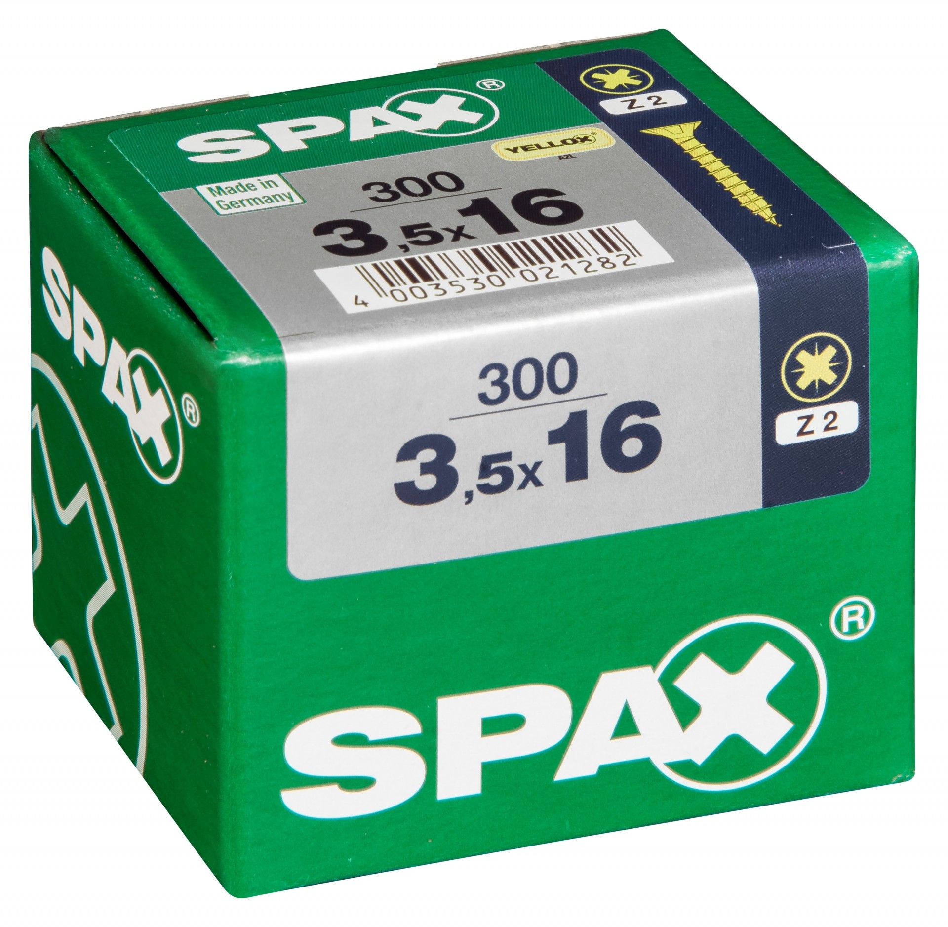 SPAX CP YELLOX 3,5x16mm L
