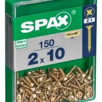 SPAX CP YELLOX 2x10mm M SPAX CP YELLOX 2x10mm M