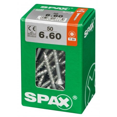 SPAX TRX CP WIROX 6x60mm L SPAX TRX CP WIROX 6x60mm L