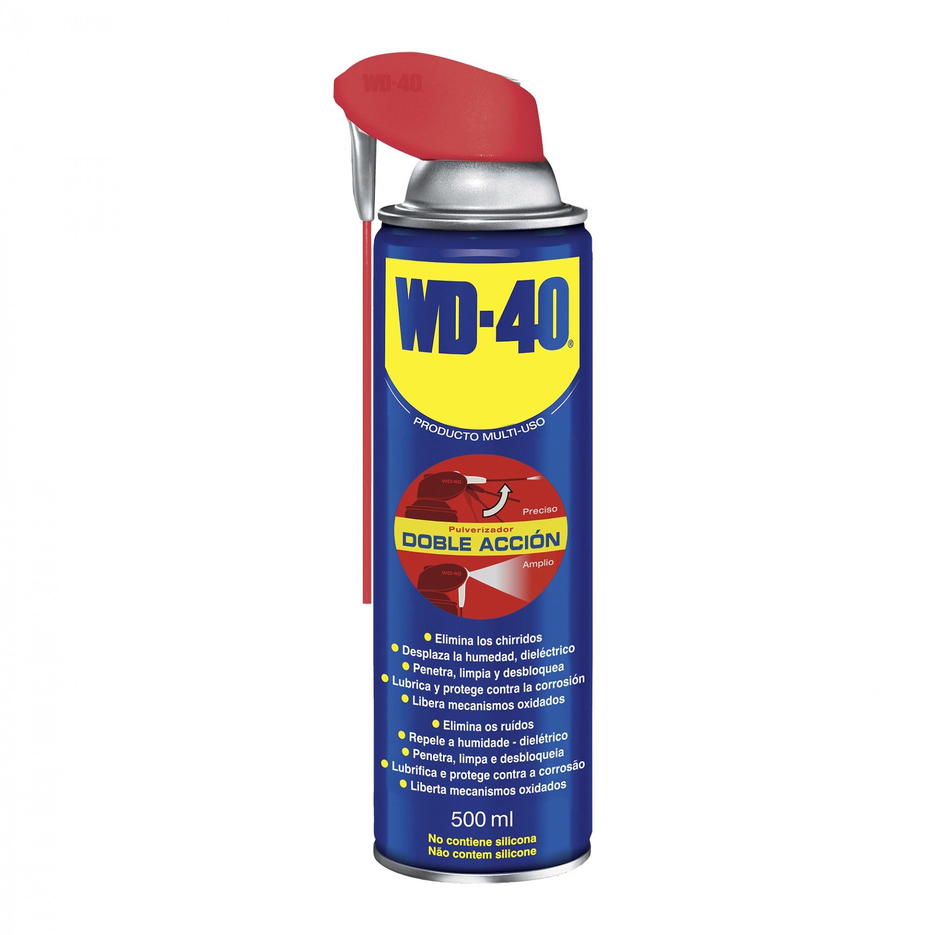 WD-40® Lubrificante Multiusos Dupla Ação 500ml