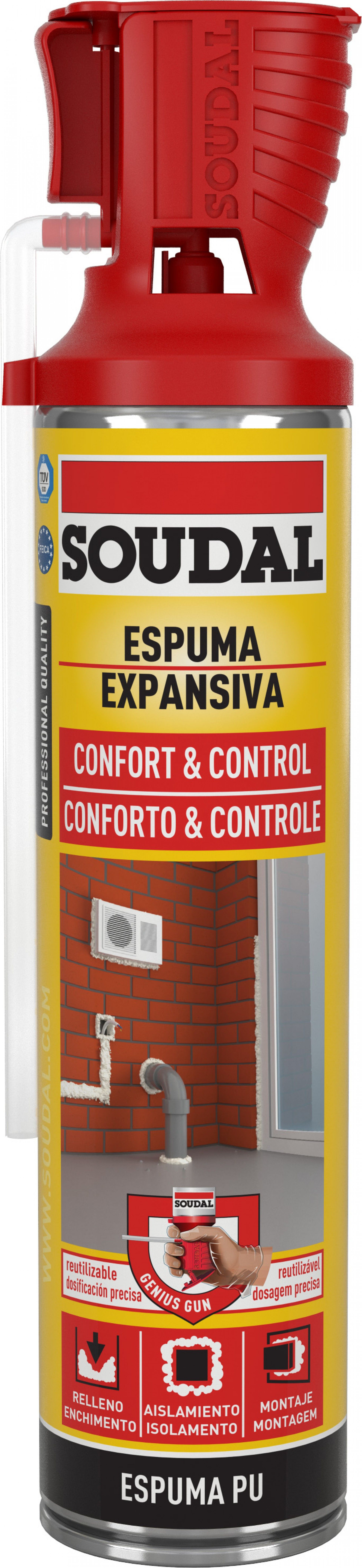 Espuma PU Genis Gun Champanhe 600ml