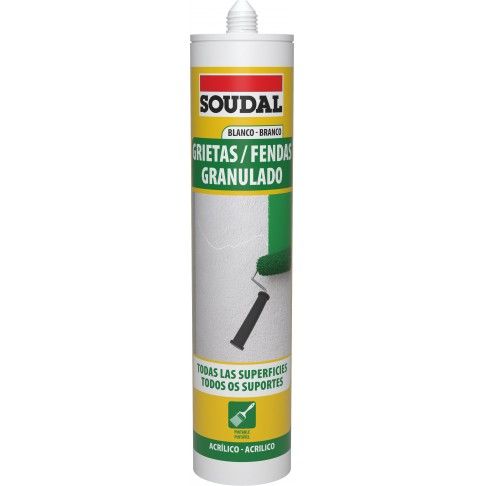 Massa Acrilica Granulado Branco 290ml Massa Acrilica Granulado Branco 290ml