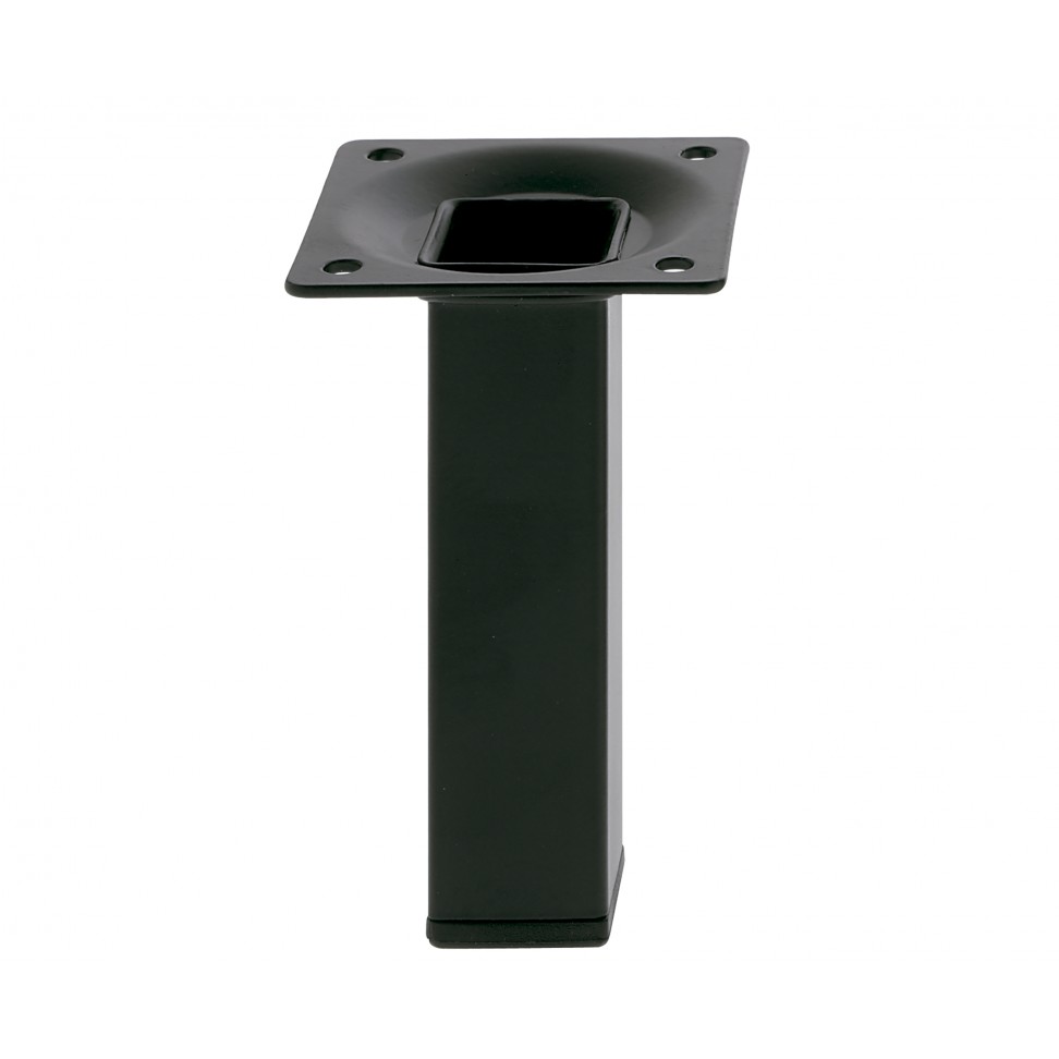 Perna A�o Quadrada 25x25x100mm Preto