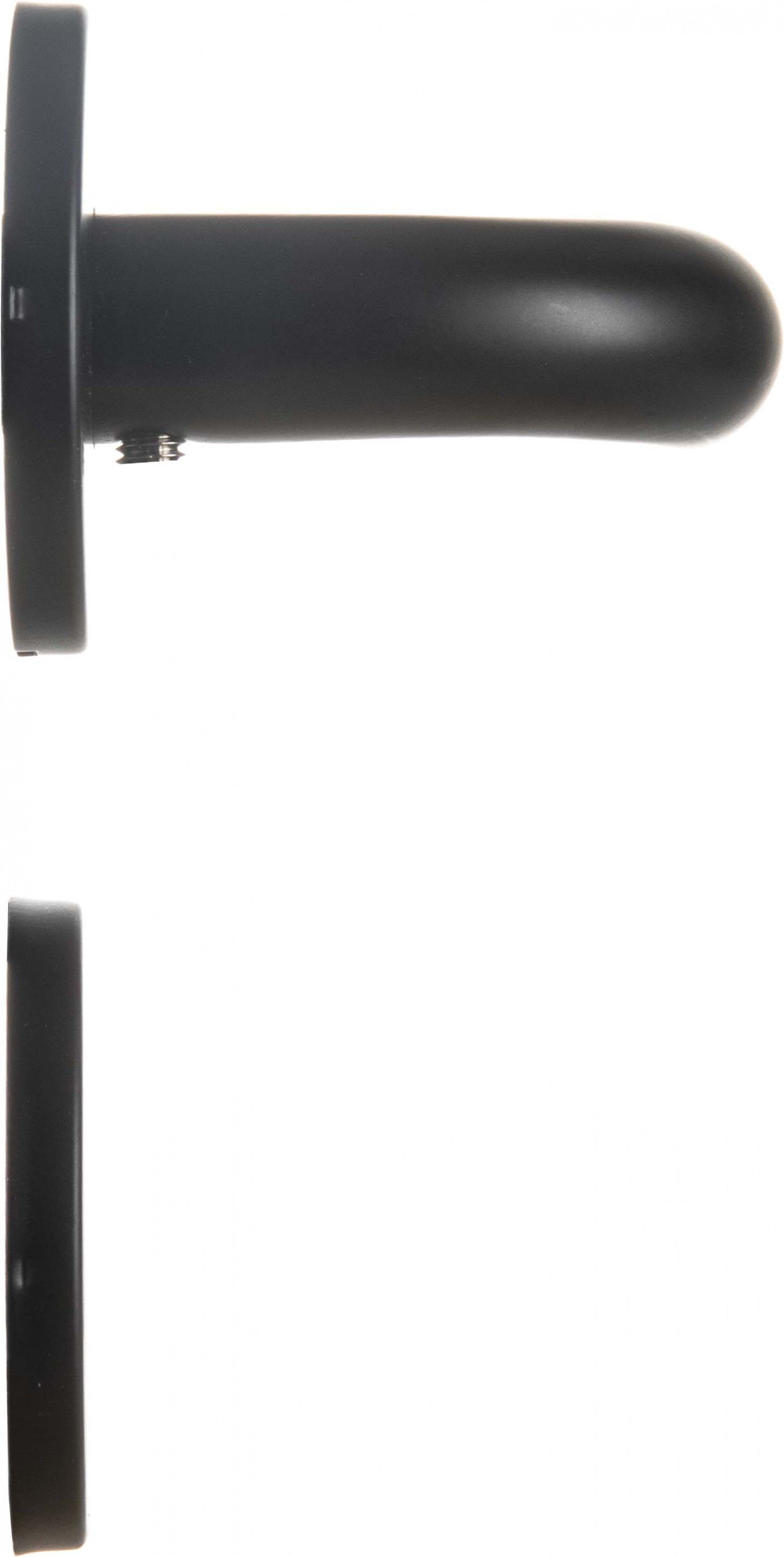 Puxador De Porta Curva 12 Preto