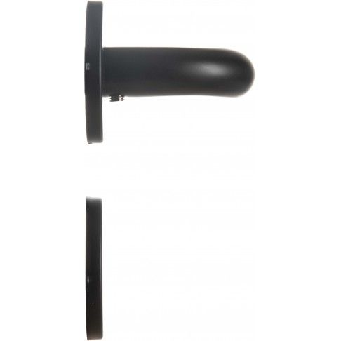 Puxador De Porta Curva 12 Preto Puxador De Porta Curva 12 Preto