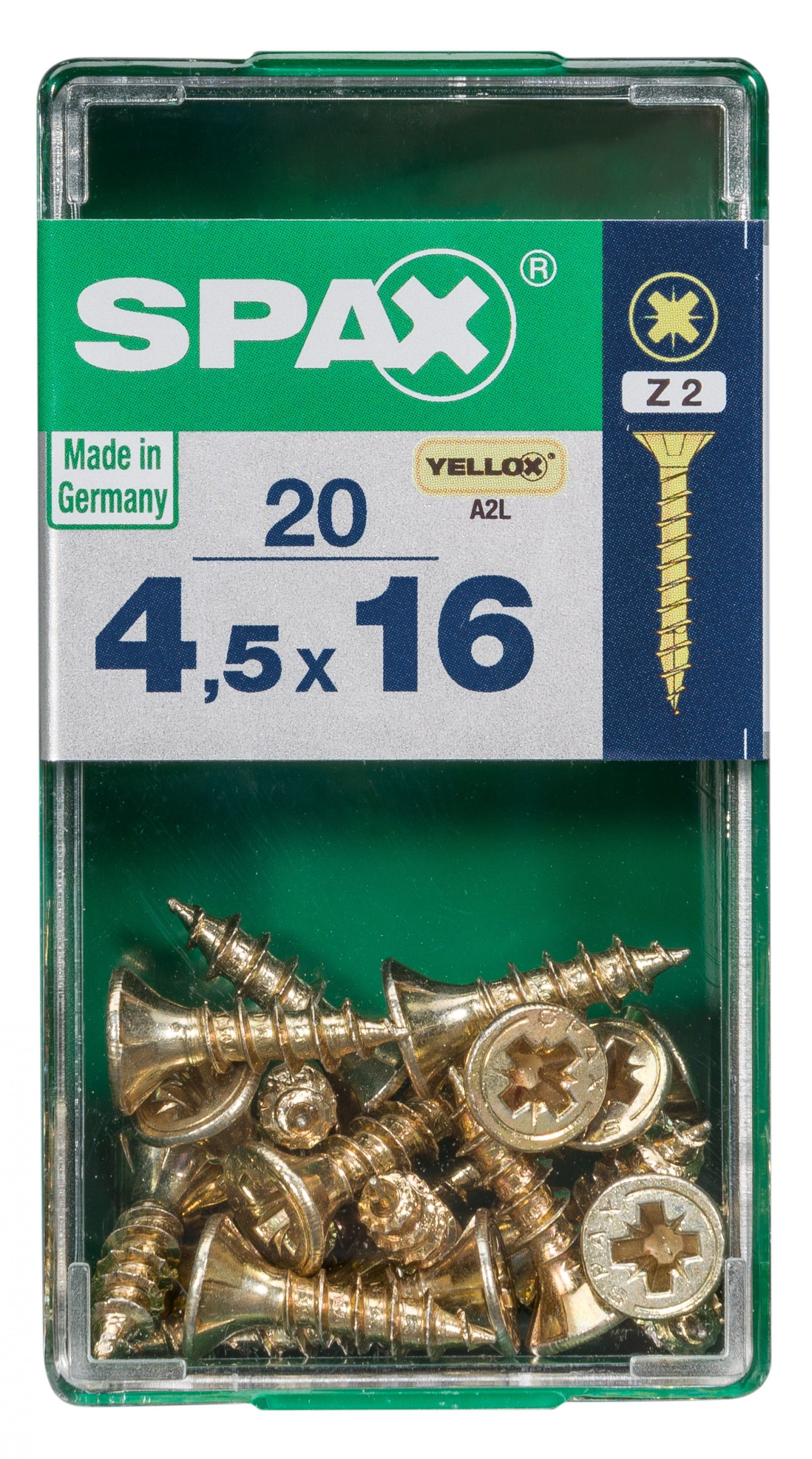 SPAX CP YELLOX 4,5x16mm S