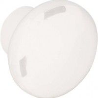 Puxador Móvel Plástico Branco D35mm 6 unidades Puxador Móvel Plástico Branco D35mm 6 unidades