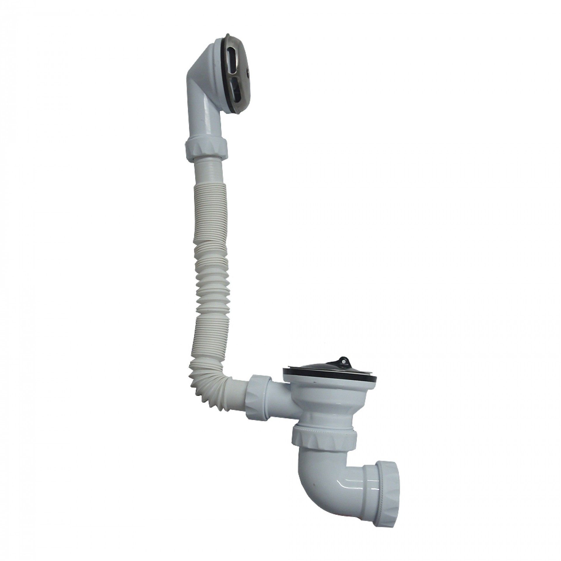 Válvula Banheira C/Curva Roscada