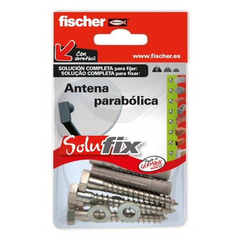 Kit Fixação Antena Parabólica SOLUFIX Kit Fixação Antena Parabólica SOLUFIX