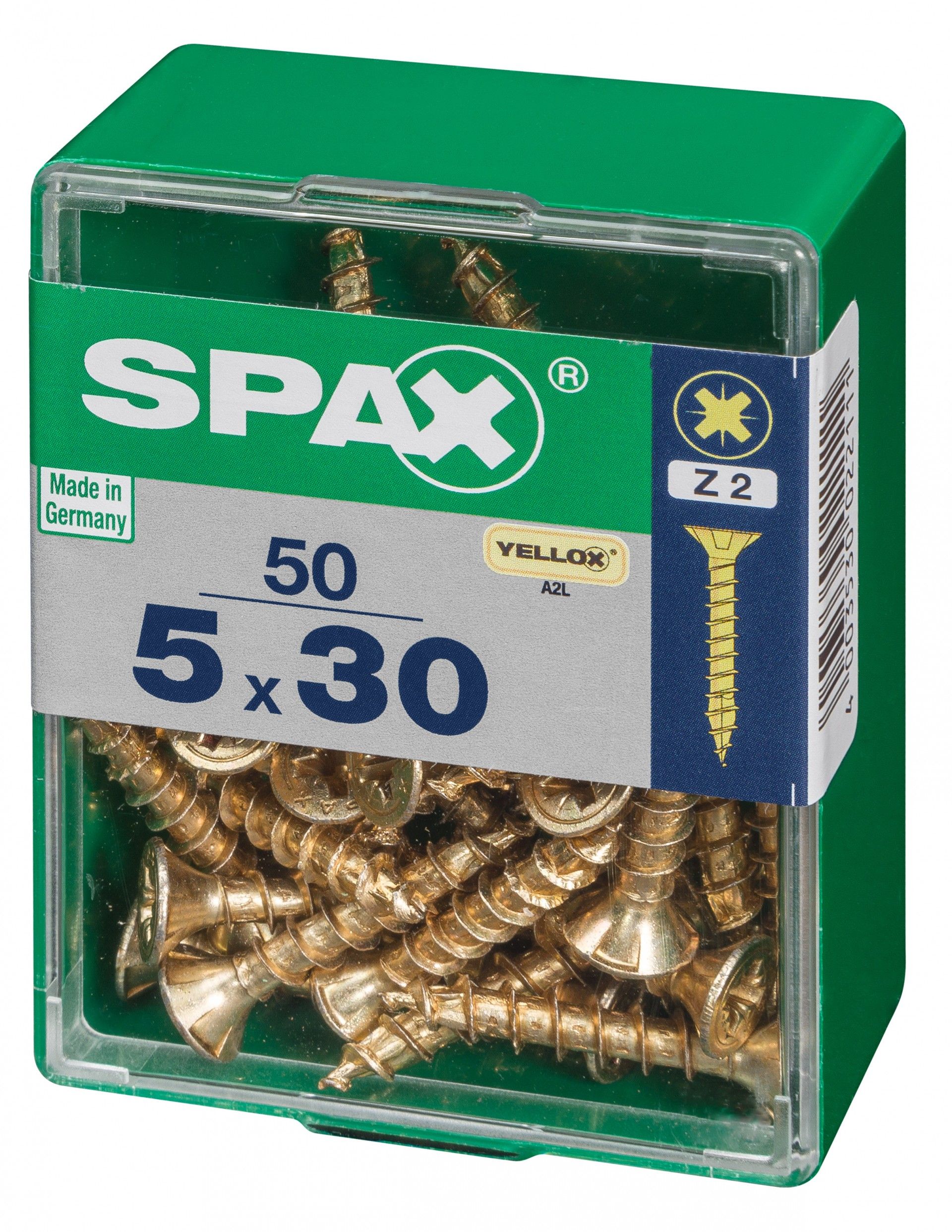 SPAX CP YELLOX 5x30mm M