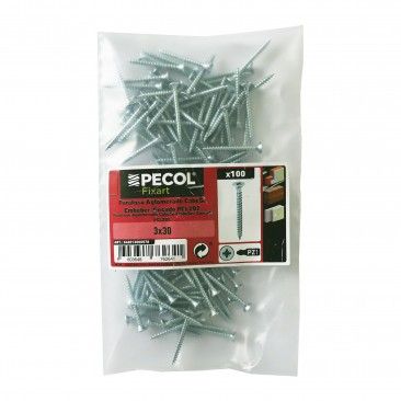 Parafuso Aglomerado Cabe�a Embeber Pz 3x30