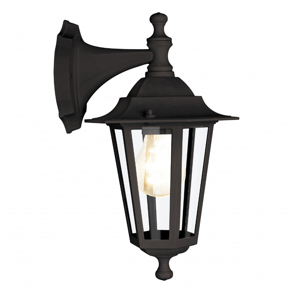 Aplique Exterior Sextavado P/Baixo E27 Ip44 Preto Aplique Exterior Sextavado P/Baixo E27 Ip44 Preto