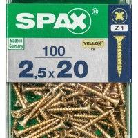 SPAX CP YELLOX 2,5x20mm M SPAX CP YELLOX 2,5x20mm M
