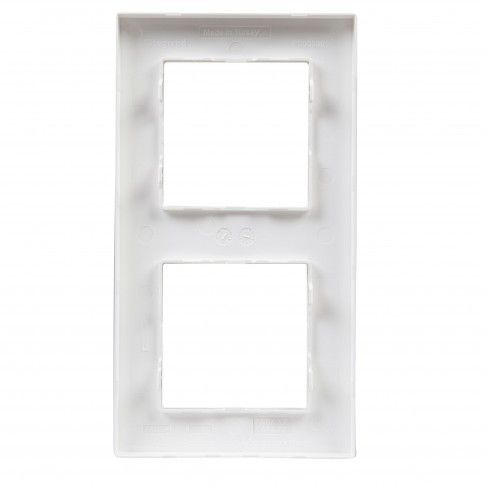 Quadro Duplo Série Niloé Step Branco Quadro Duplo Série Niloé Step Branco