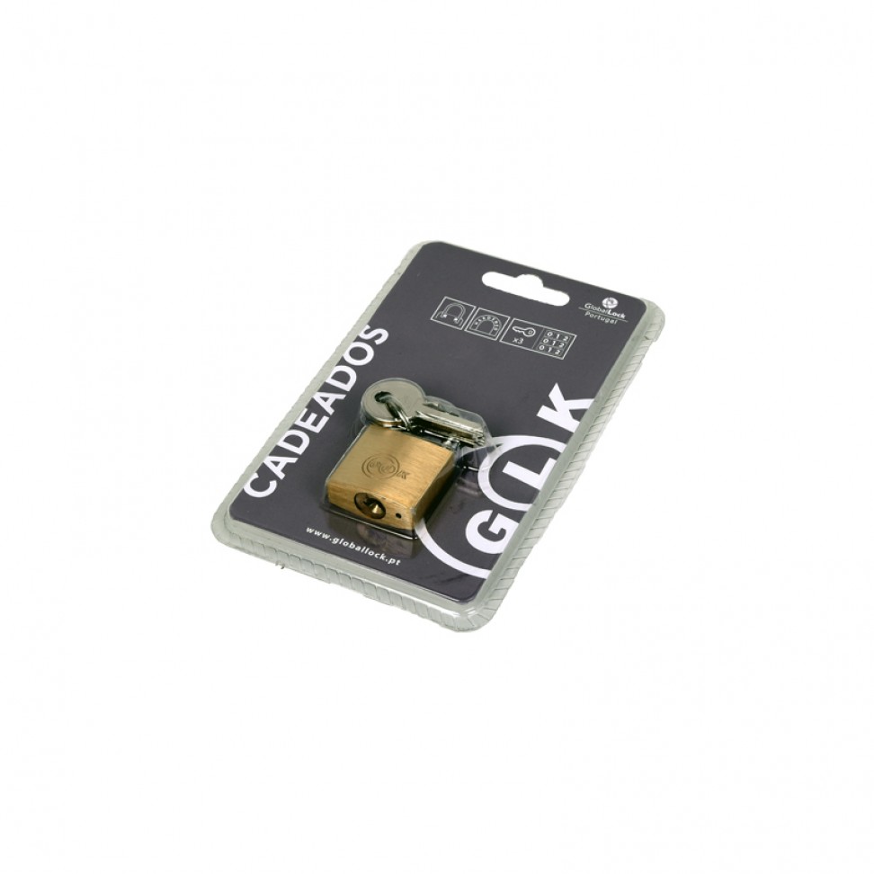 Cadeado Lat�o 30 mm 3 Chaves 