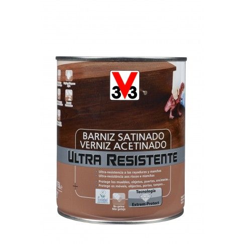 Verniz Ur Int Aqua Acetinado Mogno 0,75L Verniz Ur Int Aqua Acetinado Mogno 0,75L