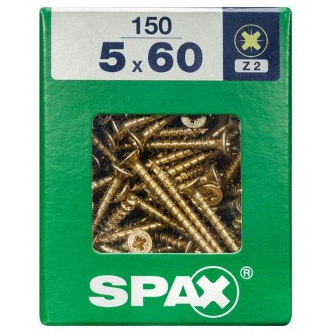 SPAX CP YELLOX 5x60mm XL SPAX CP YELLOX 5x60mm XL