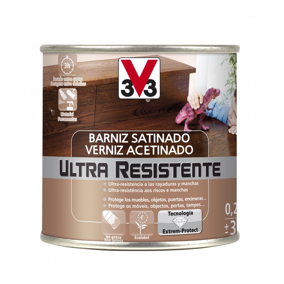 Verniz Ur Int Aqua Acetinado Wengu� 250ml
