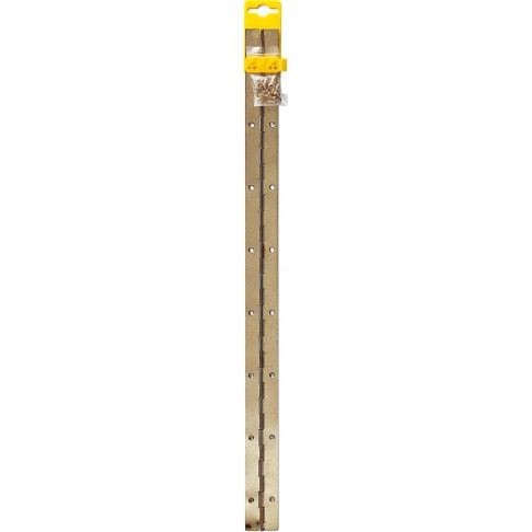 Dobradiça Piano Aço Latonado 480x32mm Dobradiça Piano Aço Latonado 480x32mm
