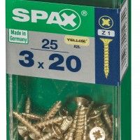 SPAX CP YELLOX 3x20mm S SPAX CP YELLOX 3x20mm S