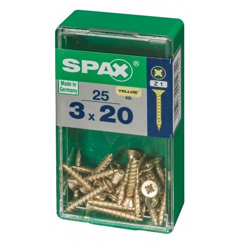 SPAX CP YELLOX 3x20mm S SPAX CP YELLOX 3x20mm S