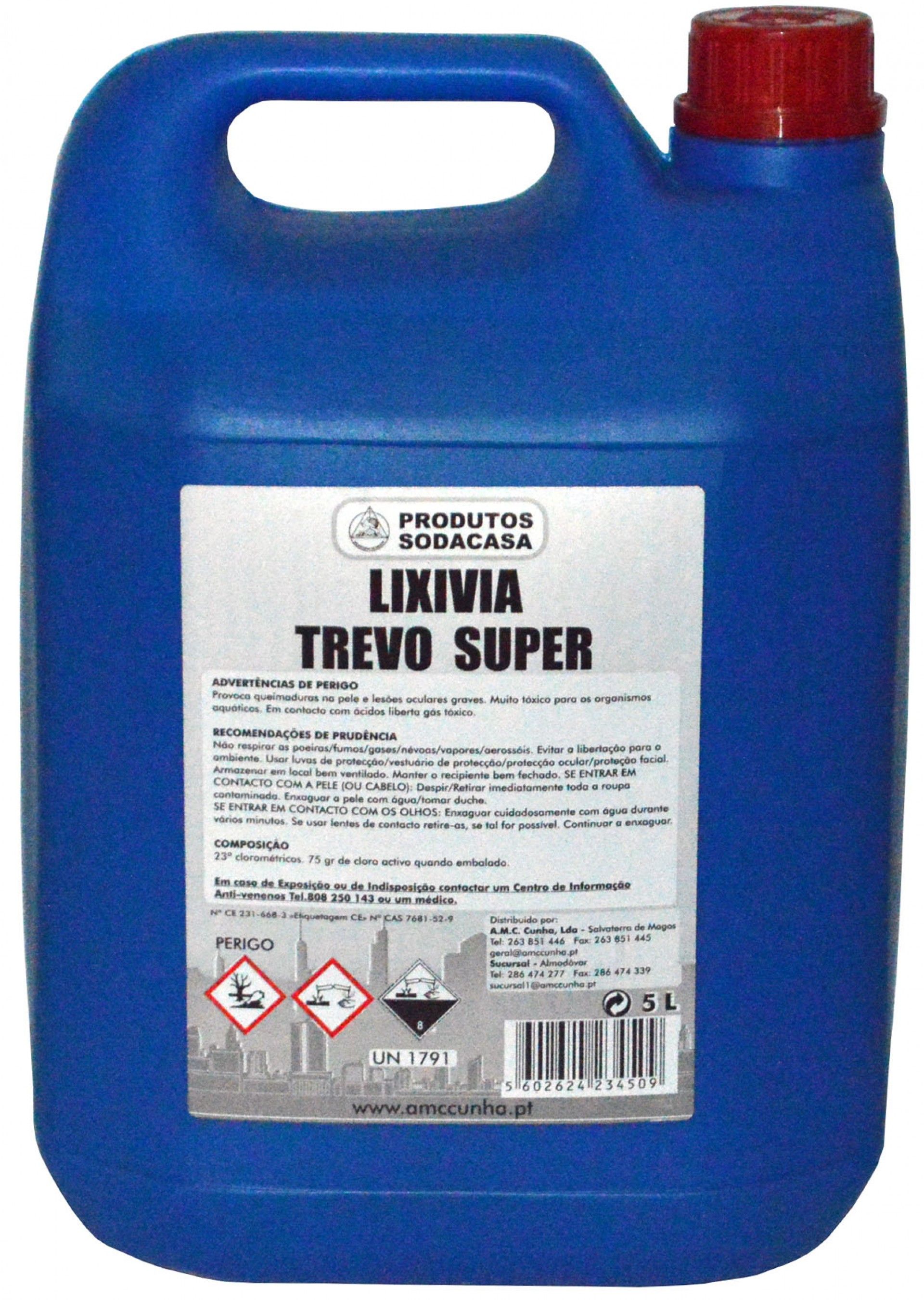 Lixivia Concentrada Trevo Super 5L