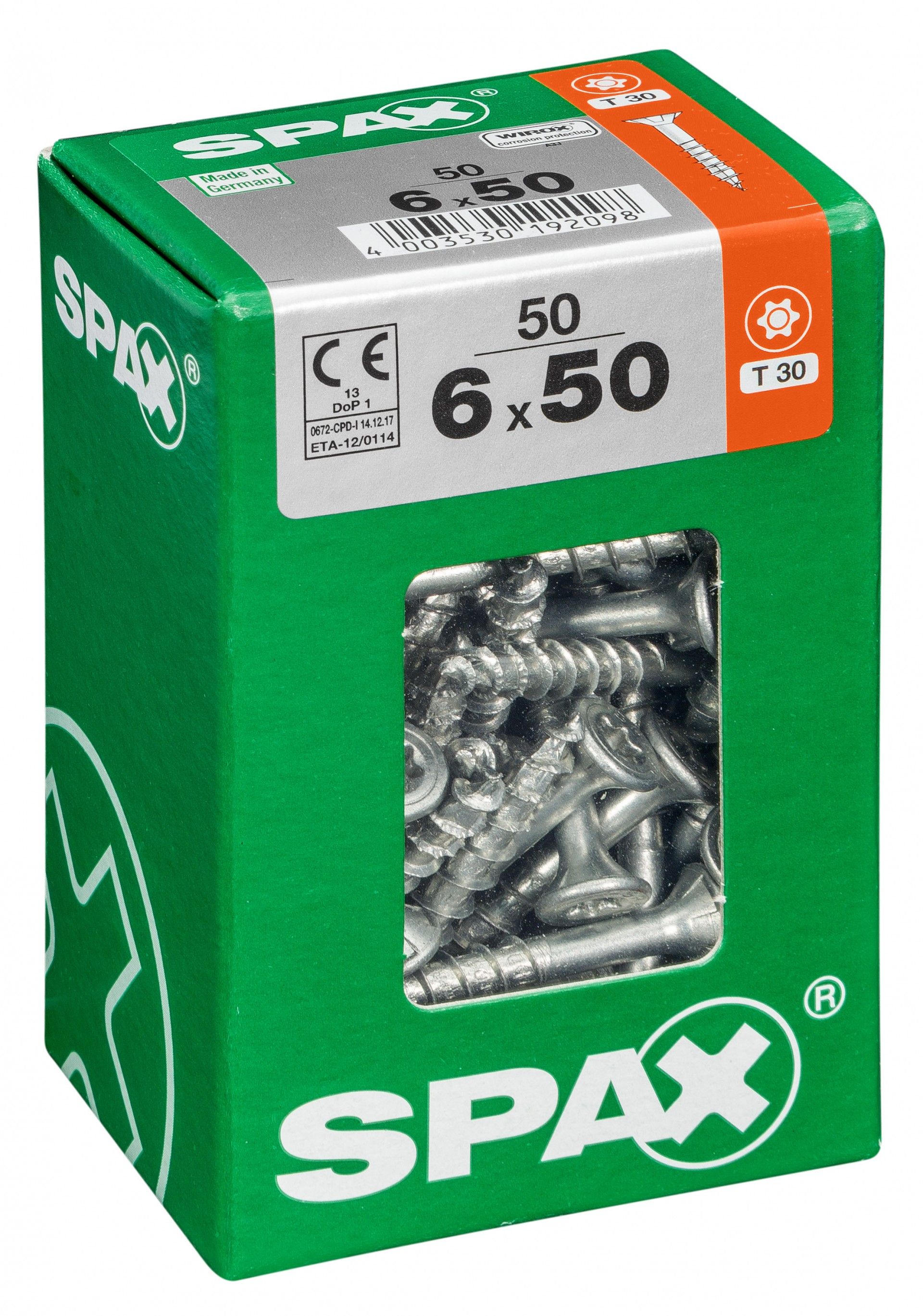 SPAX TRX CP WIROX 6x50mm L