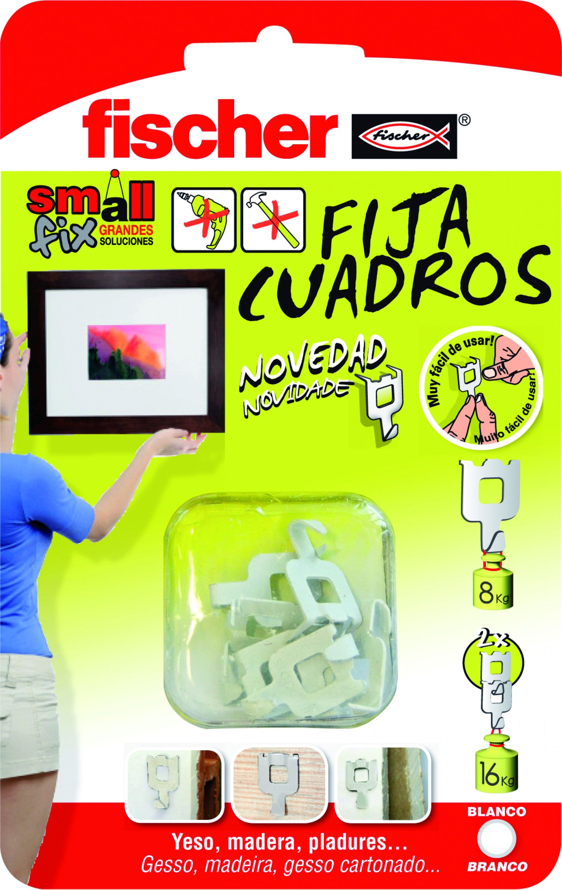 Kit Fixação Quadros