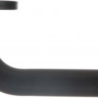 Puxador De Porta Curva 12 Preto Puxador De Porta Curva 12 Preto