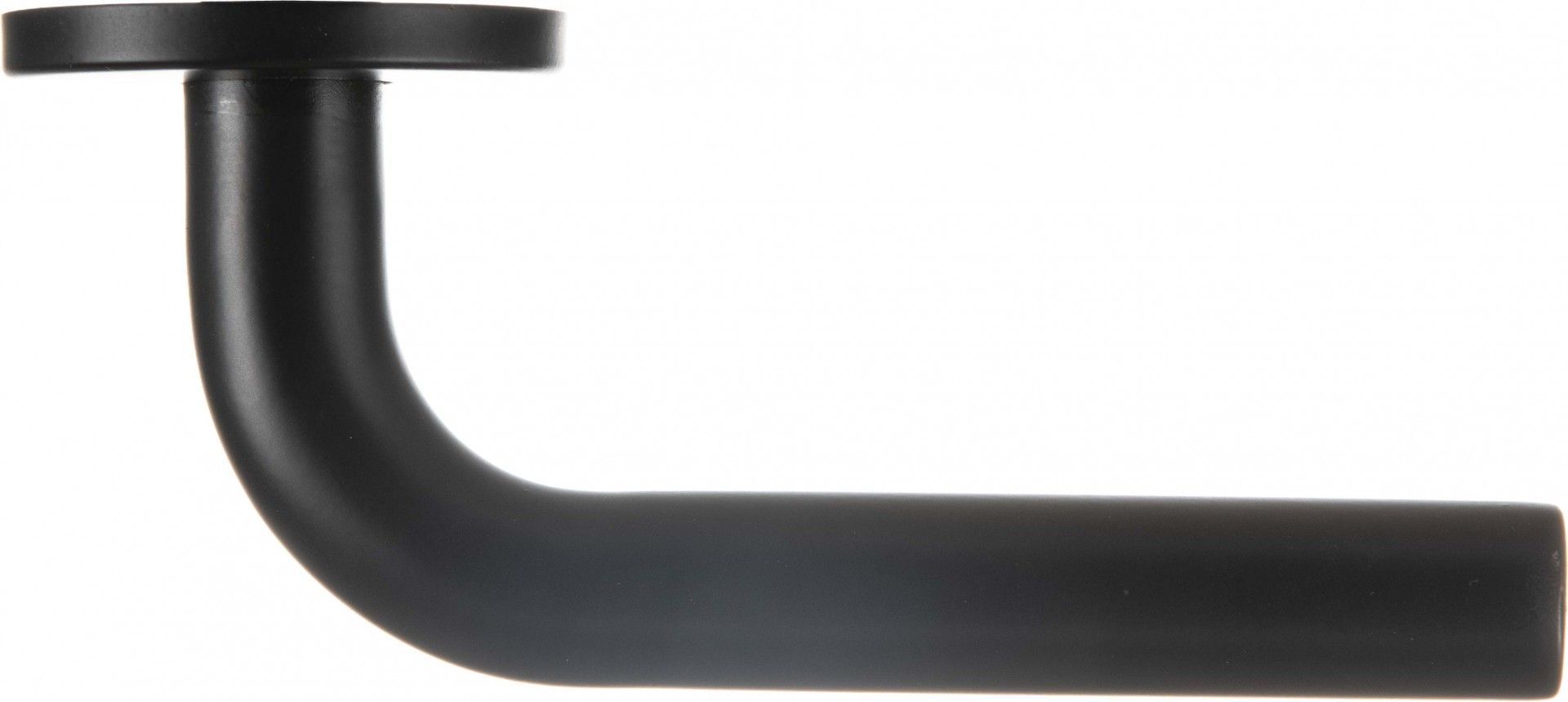 Puxador De Porta Curva 12 Preto