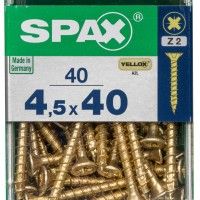 SPAX CP YELLOX 4,5x40mm M SPAX CP YELLOX 4,5x40mm M