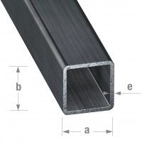 Tubo aço quadrado 12x12mm - 1m Tubo aço quadrado 12x12mm - 1m