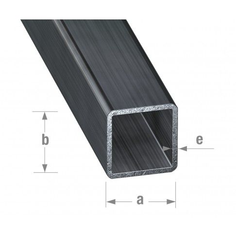 Tubo aço quadrado 12x12mm - 1m Tubo aço quadrado 12x12mm - 1m
