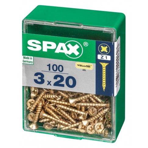 SPAX CP YELLOX 3x20mm M SPAX CP YELLOX 3x20mm M