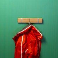 Cabide 3 Ganchos Faia/ Alumínio Prateado Cabide 3 Ganchos Faia/ Alumínio Prateado