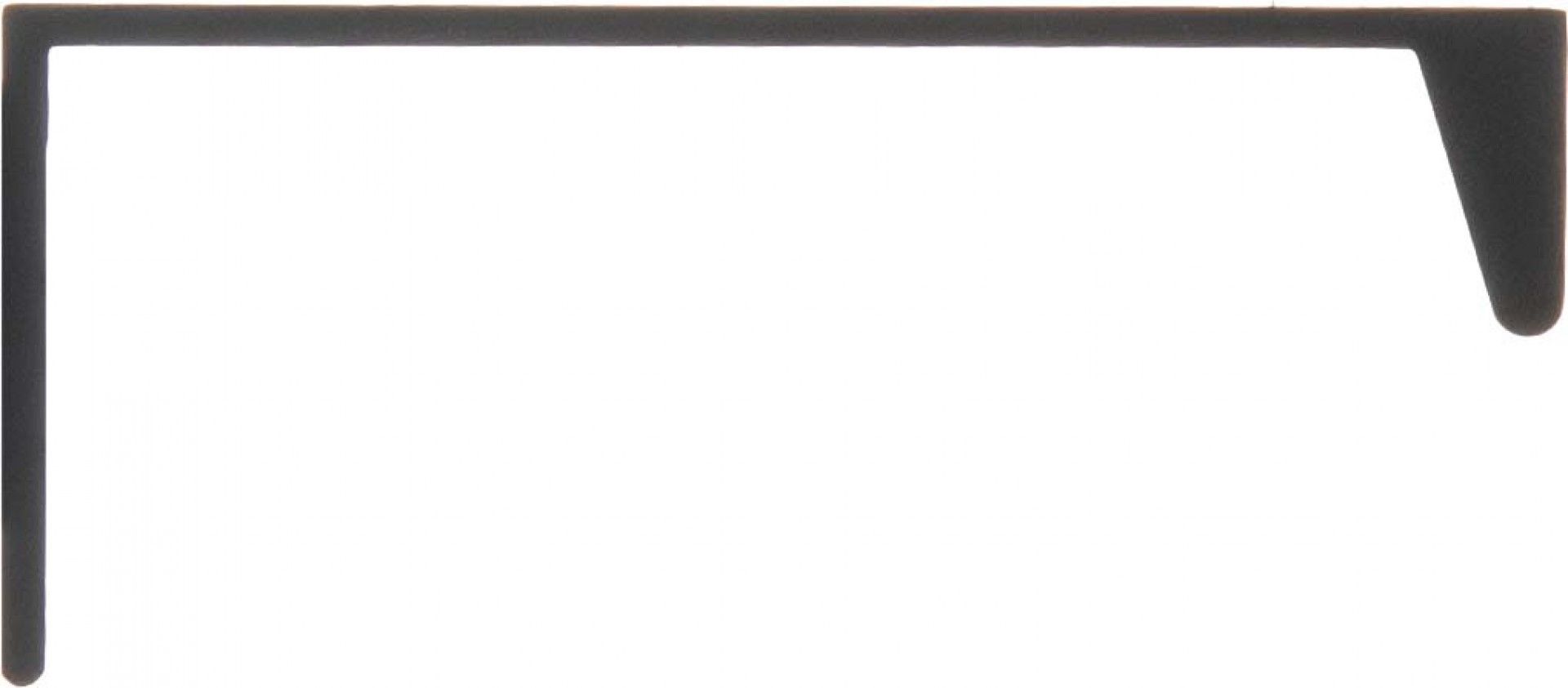 Puxador Perfil Recto Alumínio Preto