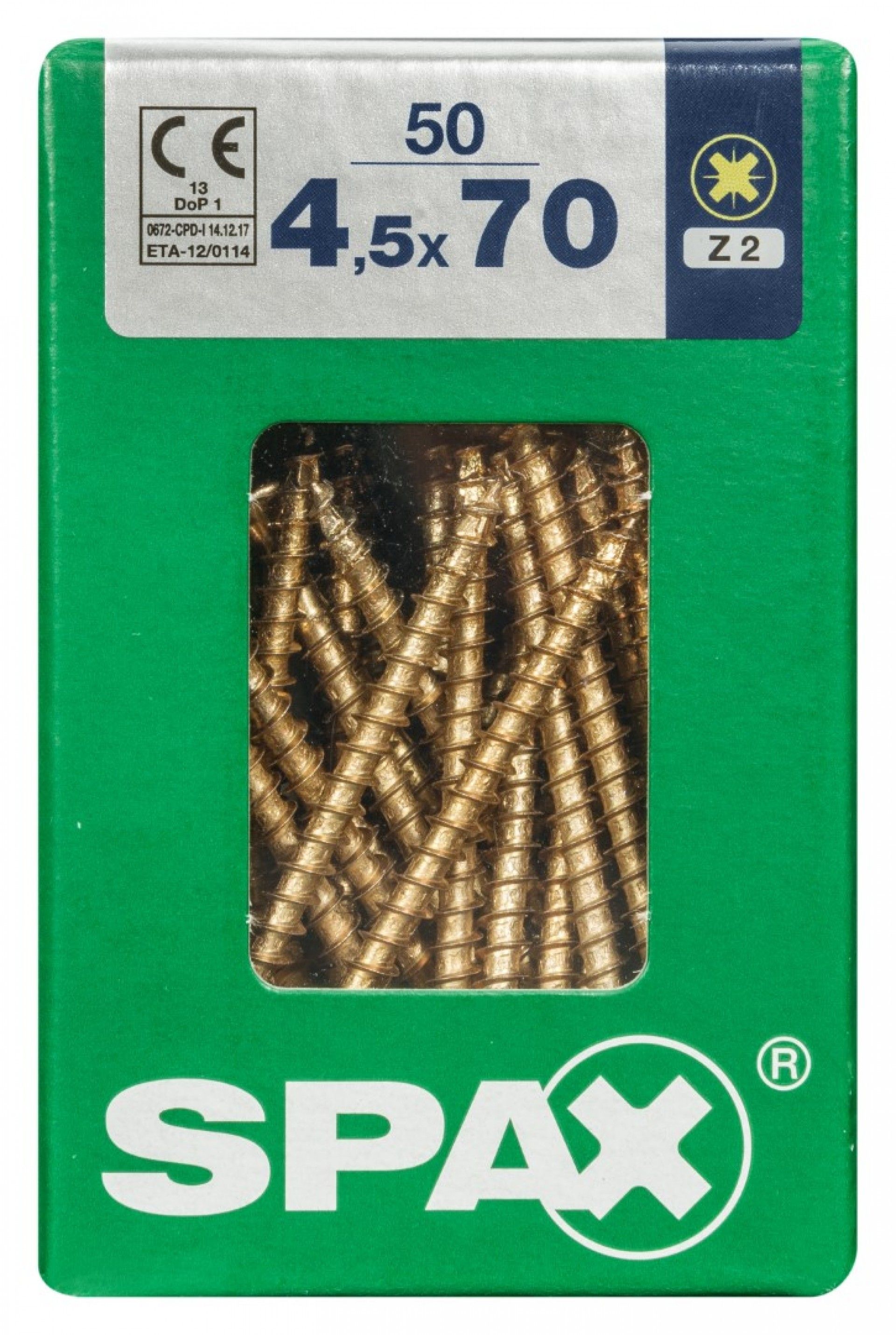 SPAX CP YELLOX 4,5x70mm L