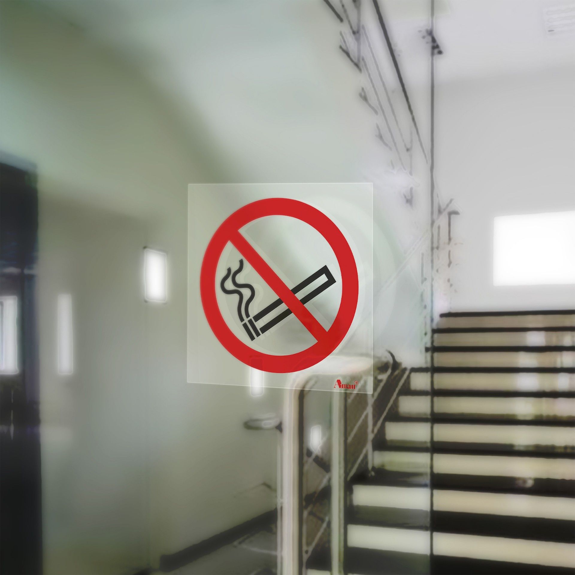 Sinalética Autocolante Proibido Fumar