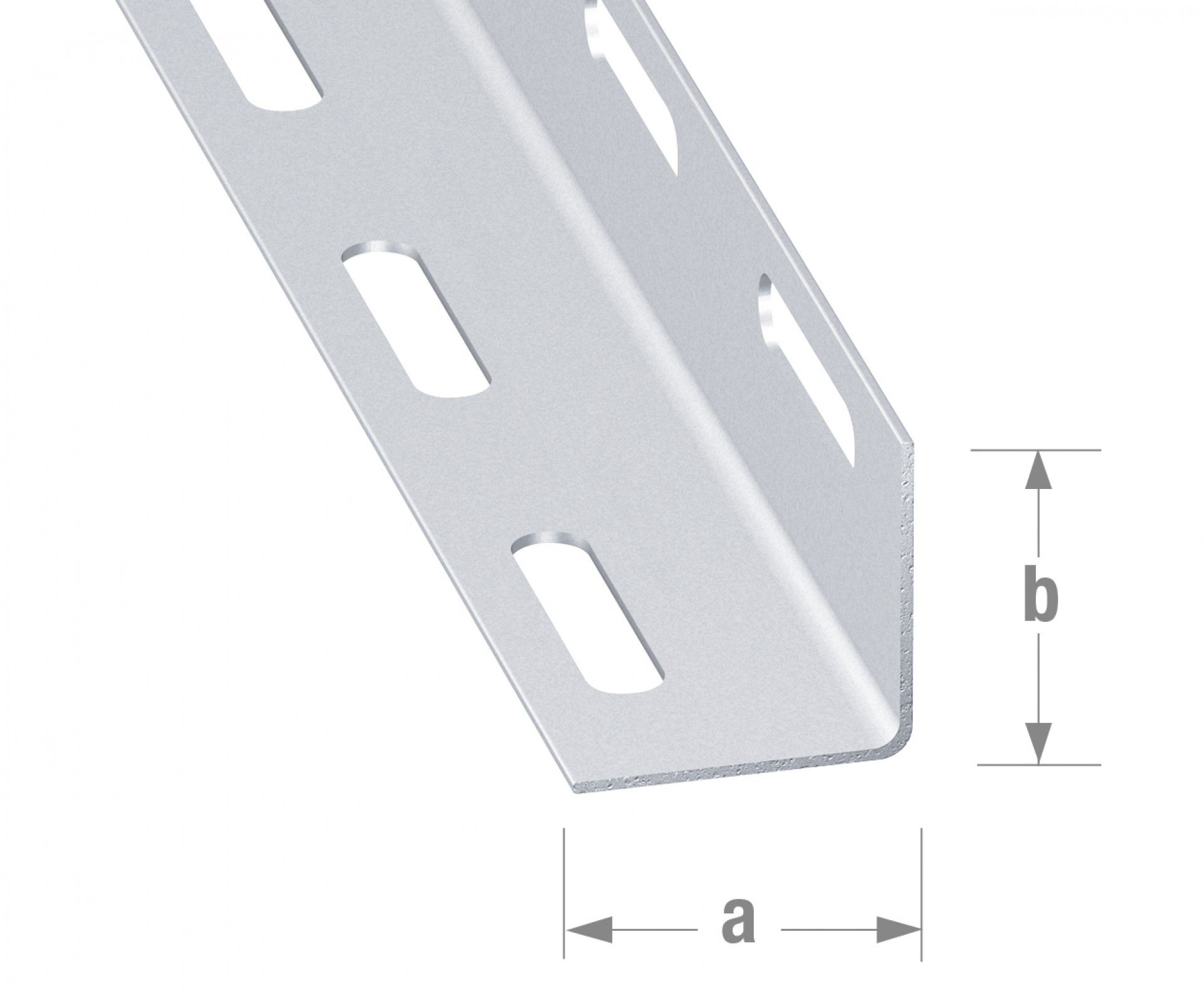 Perfil ângulo perfurado aço galvanizado 27x27mm - 1m
