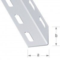 Perfil ângulo perfurado aço galvanizado 27x27mm - 1m Perfil ângulo perfurado aço galvanizado 27x27mm - 1m