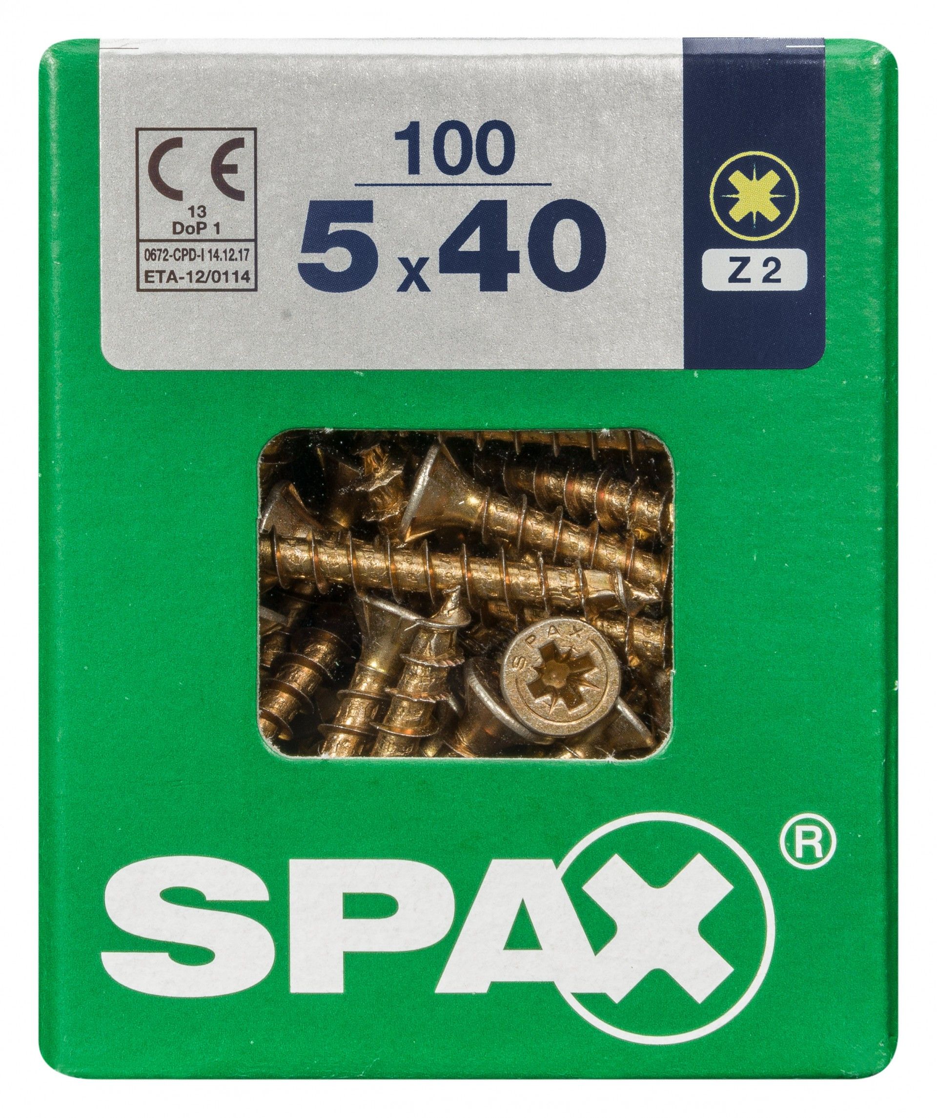 SPAX CP YELLOX 5x40mm L