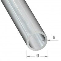 Tubo Redondo Alumínio Bruto 6mm-1m Tubo Redondo Alumínio Bruto 6mm-1m